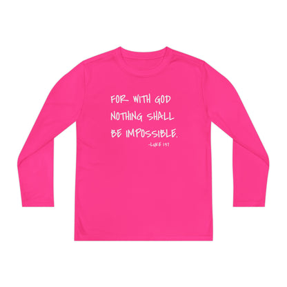 GOD DID - Youth Long Sleeve T-Shirt