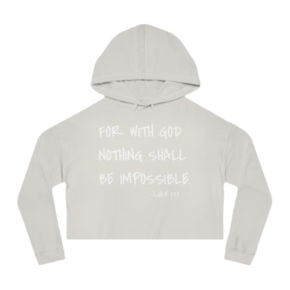 GOD DID - Women’s Cropped Hoodie