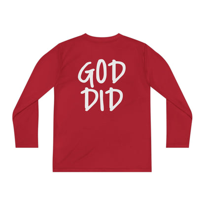 GOD DID - Youth Long Sleeve T-Shirt