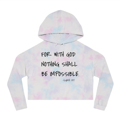 GOD DID - Women’s Cropped Hoodie