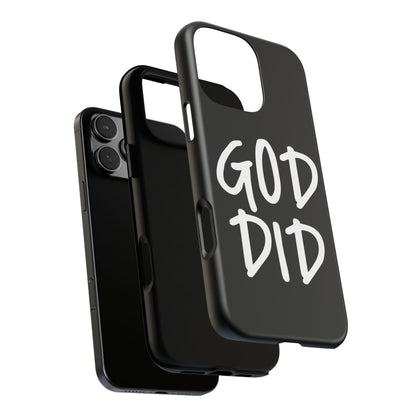 GOD DID - Apple iPhone Case(iPhone 13, 14, 15, 16, 17 Pro/Pro Max)