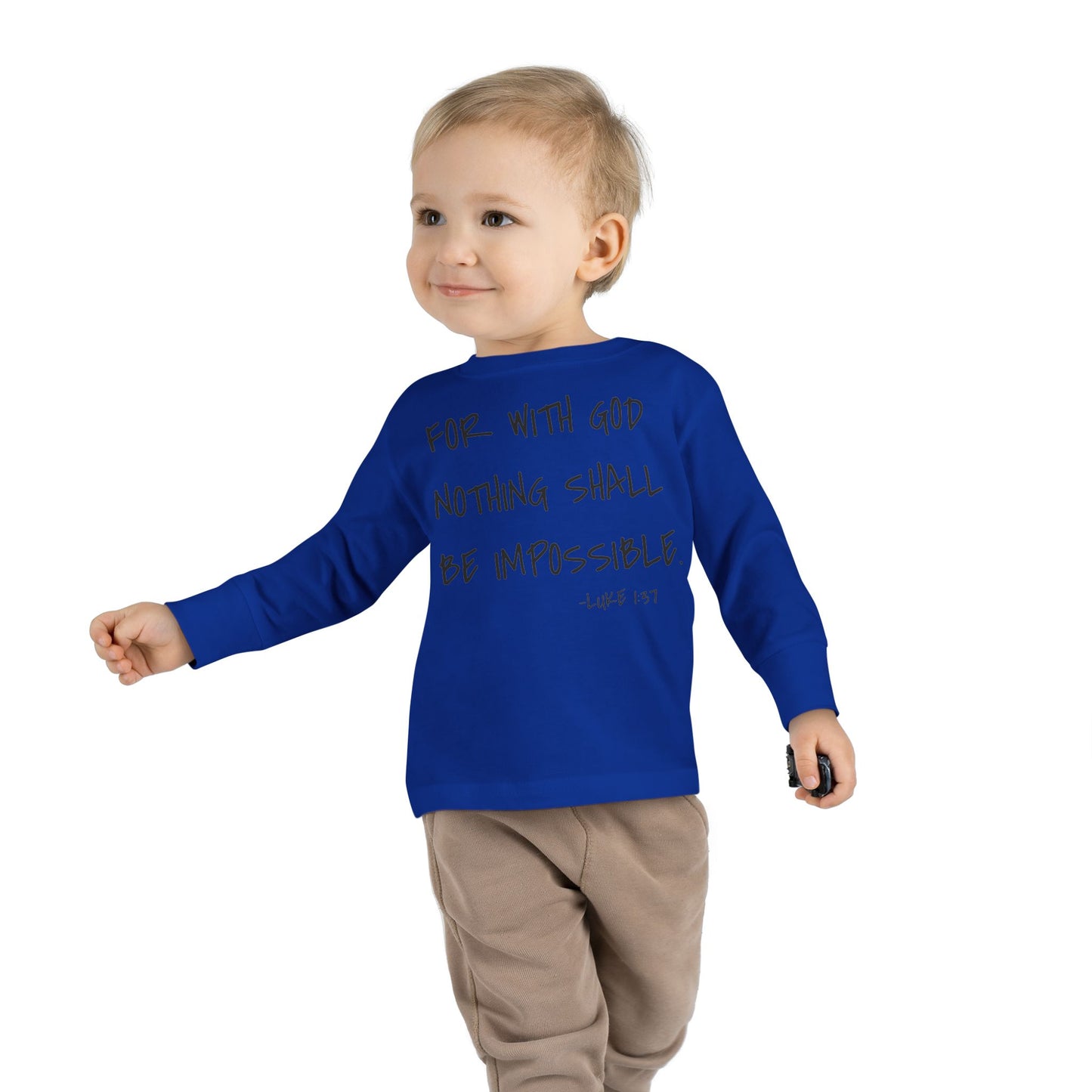 GOD DID - Toddler Long Sleeve T-Shirt