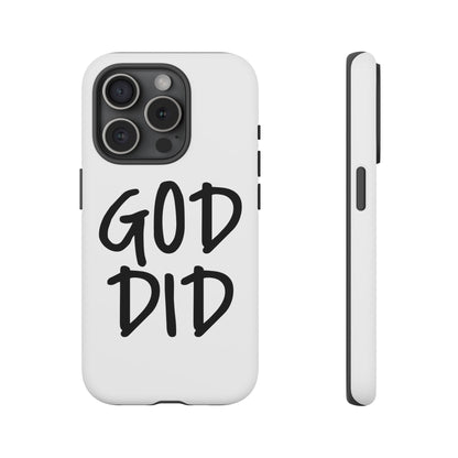 GOD DID - Apple iPhone Case(iPhone 13, 14, 15, 16, 17 Pro/Pro Max)