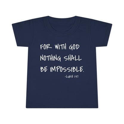 GOD DID - Faith Inspired Toddler T-shirt