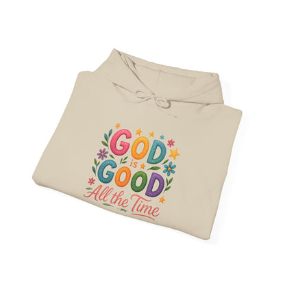 God is Good Heavy Blend Faith Based Hoodie