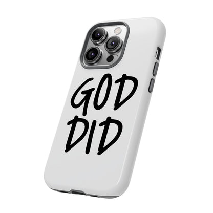 GOD DID - Apple iPhone Case(iPhone 13, 14, 15, 16, 17 Pro/Pro Max)