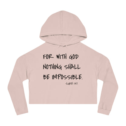 GOD DID - Women’s Cropped Hoodie