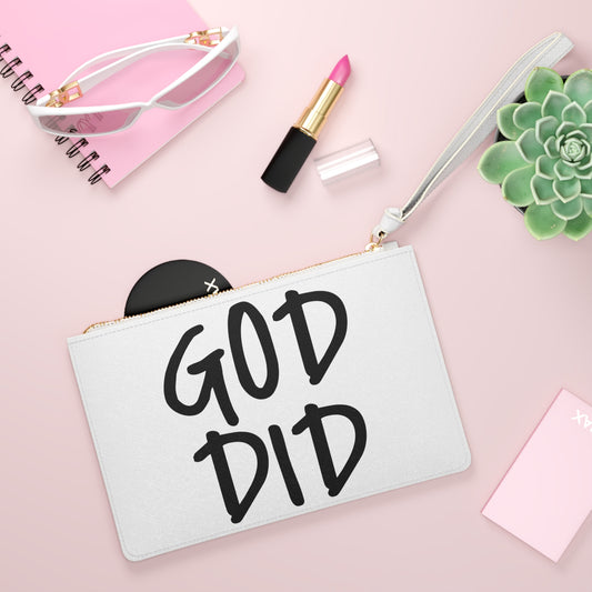 GOD DID - Clutch Bag