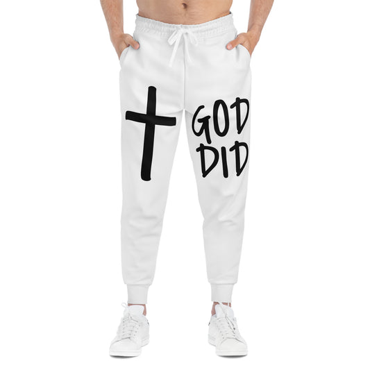 GOD DID - Athletic Joggers
