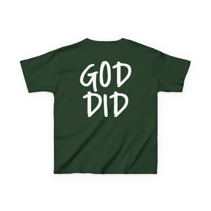 GOD DID - Kids Heavy T-Shirt
