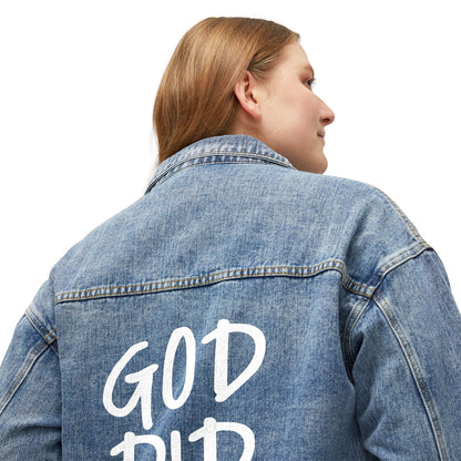 GOD DID - Women's Denim Jacket