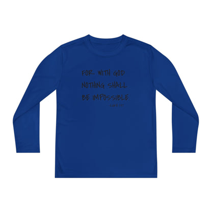 GOD DID - Youth Long Sleeve T-Shirt