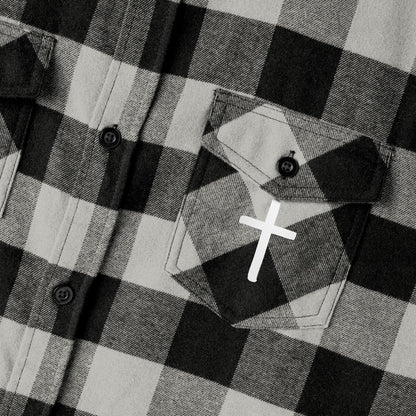 GOD DID - Flannel Faith Based Shirt