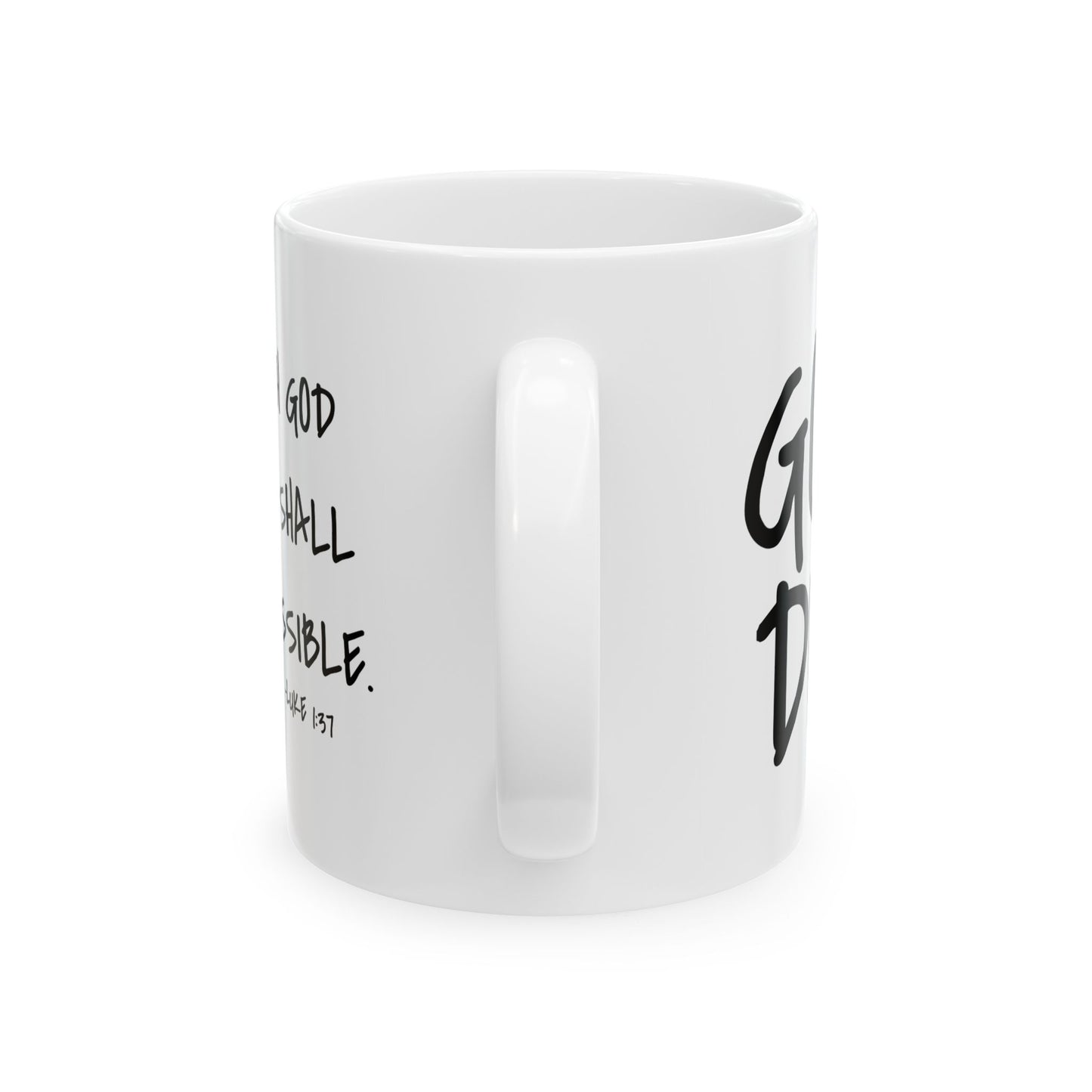 GOD DID - Ceramic Mug, (11oz, 15oz)
