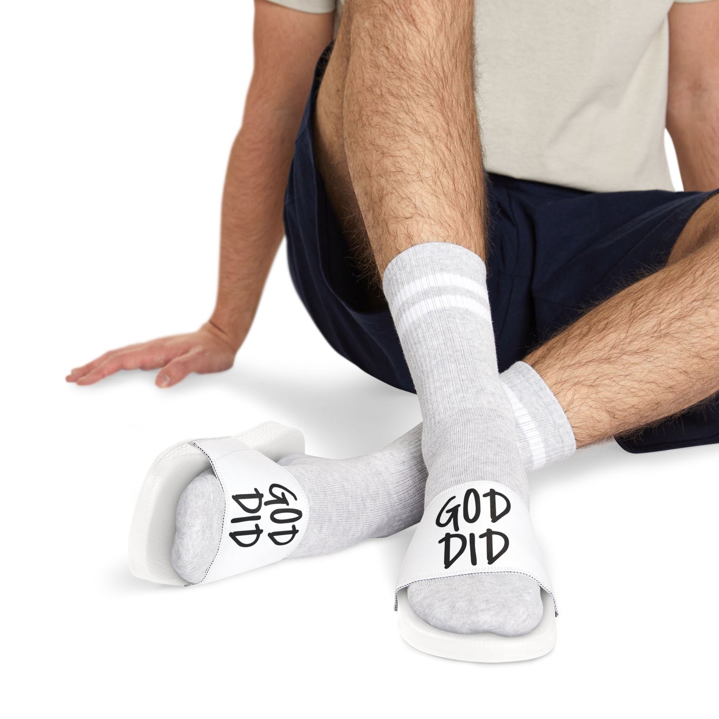 GOD DID - Men's Removable-Strap Sandals