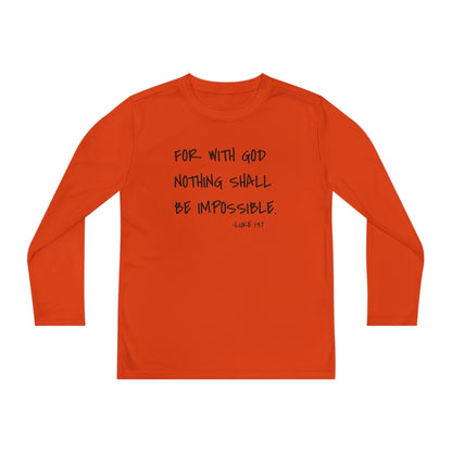 GOD DID - Youth Long Sleeve T-Shirt