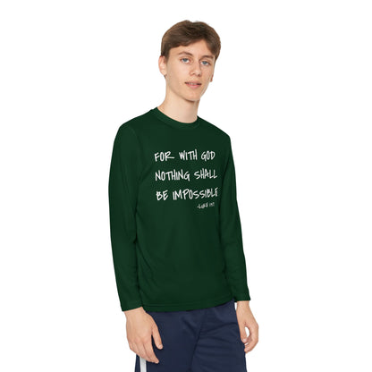 GOD DID - Youth Long Sleeve T-Shirt