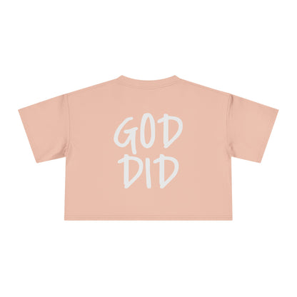GOD DID - Women's Crop Tee