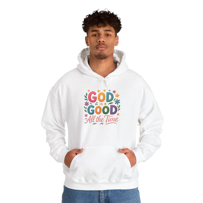 God is Good Heavy Blend Faith Based Hoodie