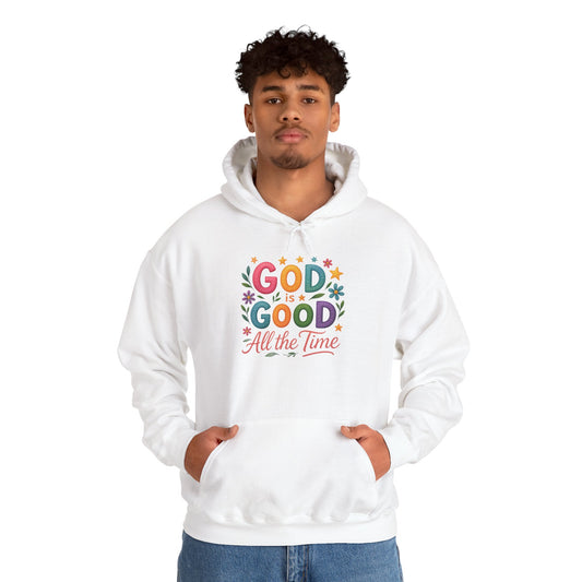 God is Good Heavy Blend Faith Based Hoodie