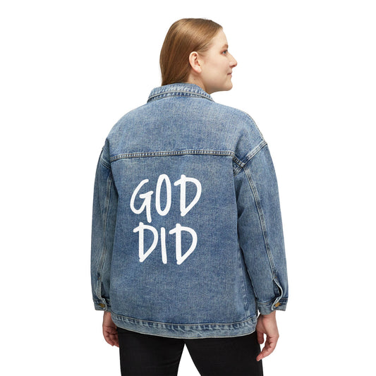 GOD DID - Women's Denim Jacket