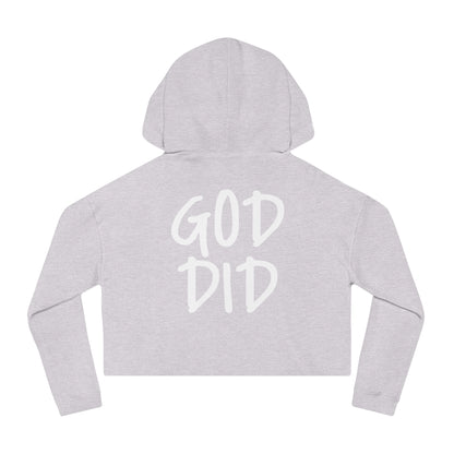 GOD DID - Women’s Cropped Hoodie