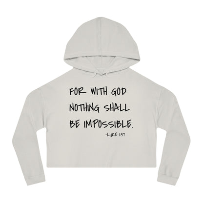 GOD DID - Women’s Cropped Hoodie