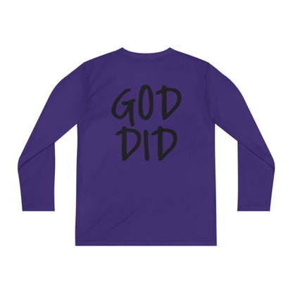 GOD DID - Youth Long Sleeve T-Shirt
