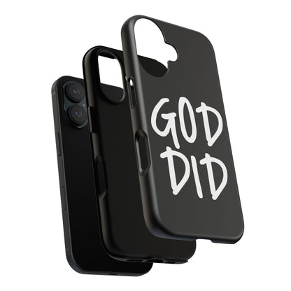 GOD DID - Apple iPhone Case(iPhone 13, 14, 15, 16, 17 Pro/Pro Max)