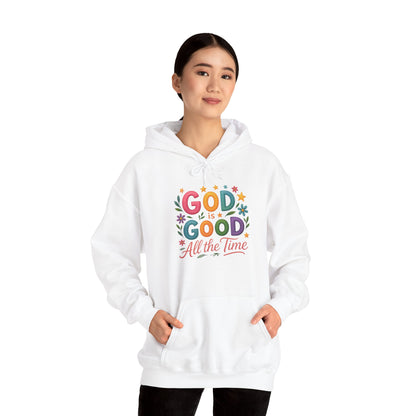 God is Good Heavy Blend Faith Based Hoodie