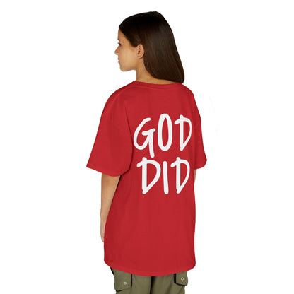 GOD DID - Kids Heavy T-Shirt
