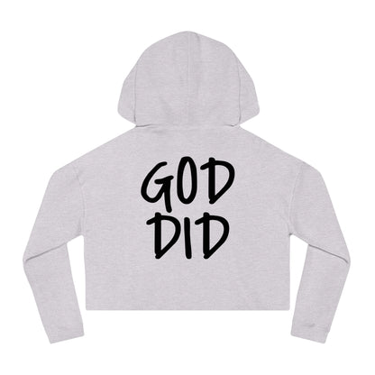 GOD DID - Women’s Cropped Hoodie