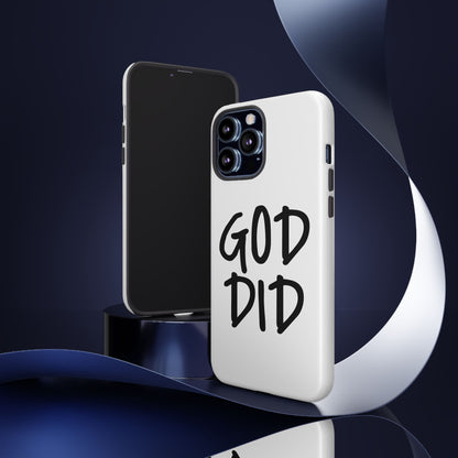 GOD DID - Apple iPhone Case(iPhone 13, 14, 15, 16, 17 Pro/Pro Max)