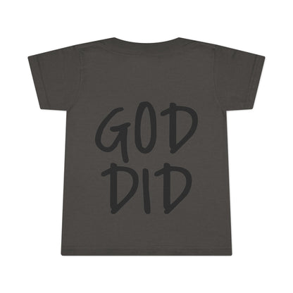 GOD DID - Faith Inspired Toddler T-shirt