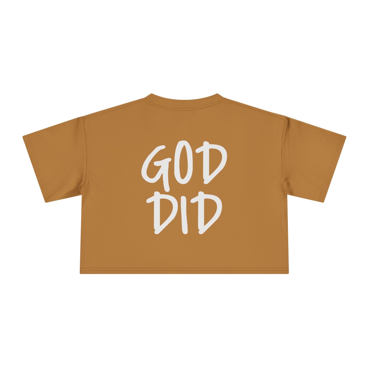 GOD DID - Women's Crop Tee