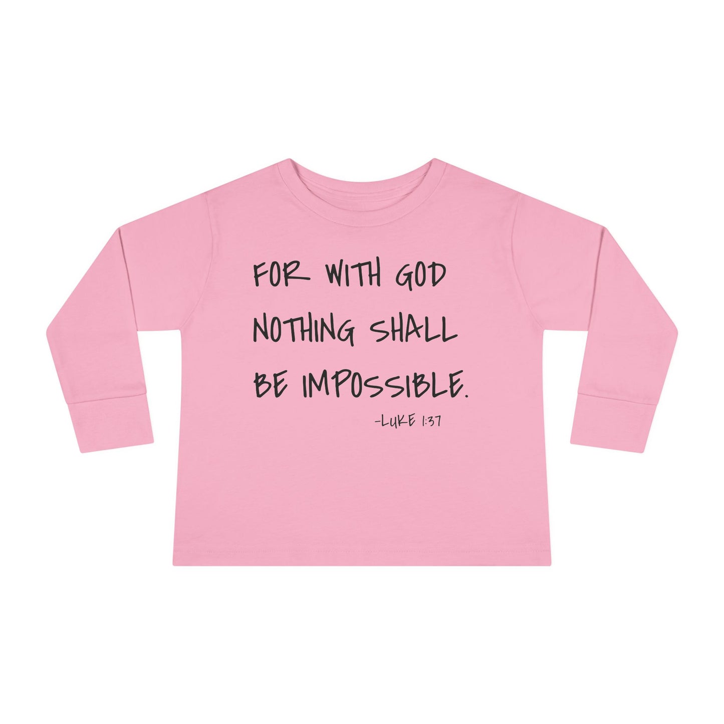GOD DID - Toddler Long Sleeve T-Shirt