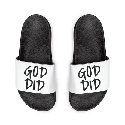 GOD DID - Women's Removable-Strap Sandals