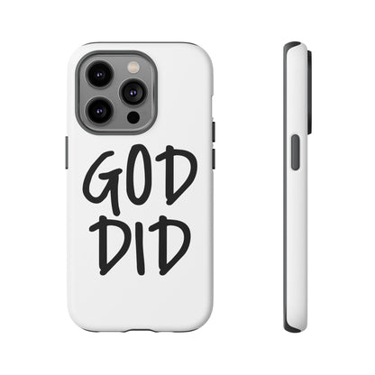 GOD DID - Apple iPhone Case(iPhone 13, 14, 15, 16, 17 Pro/Pro Max)