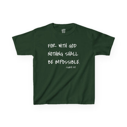 GOD DID - Kids Heavy T-Shirt