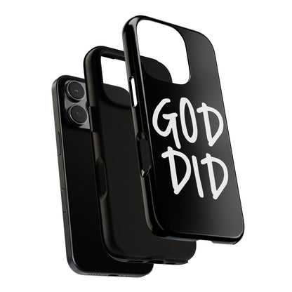 GOD DID - Apple iPhone Case(iPhone 13, 14, 15, 16, 17 Pro/Pro Max)