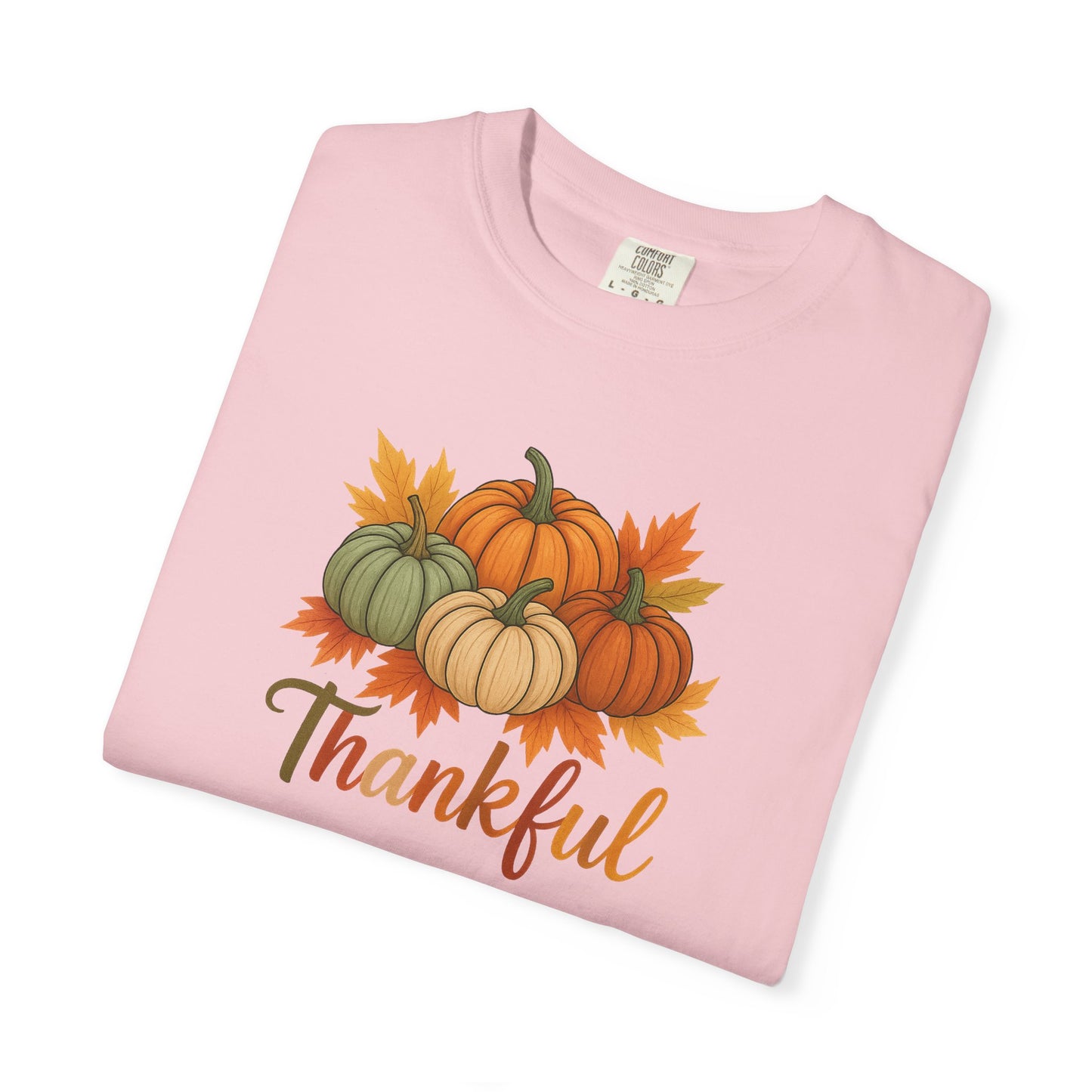Thankful Pumpkin Patch T-shirt, Fall Leaves, Thanksgiving Tee, Autumn Vibes