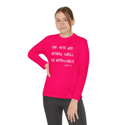 GOD DID - Youth Long Sleeve T-Shirt