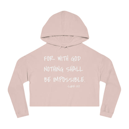 GOD DID - Women’s Cropped Hoodie