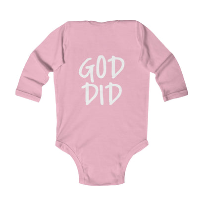 GOD DID - Infant Long Sleeve Onesie