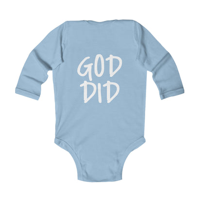 GOD DID - Infant Long Sleeve Onesie