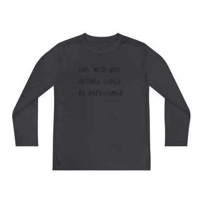 GOD DID - Youth Long Sleeve T-Shirt