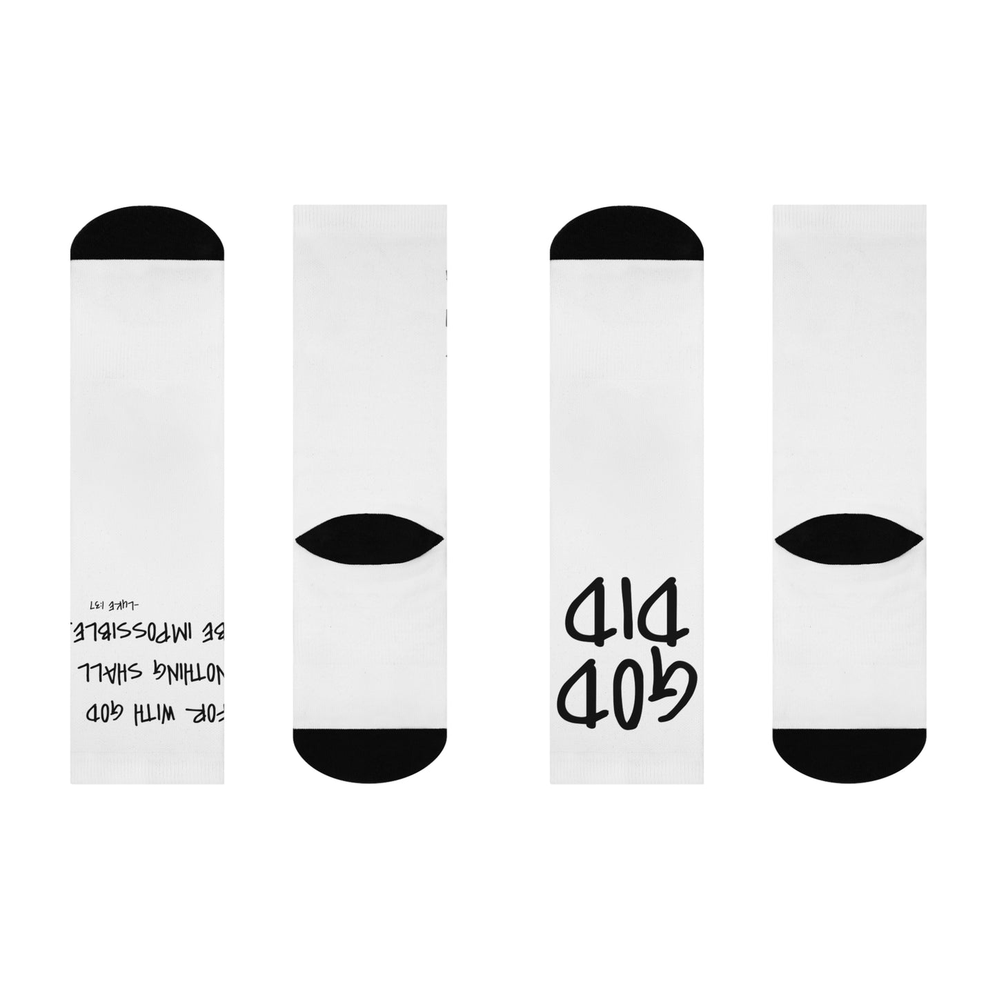 GOD DID - Cushioned Crew Socks