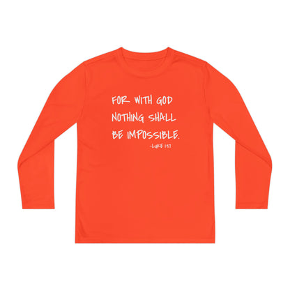 GOD DID - Youth Long Sleeve T-Shirt