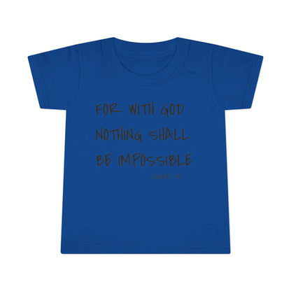 GOD DID - Faith Inspired Toddler T-shirt