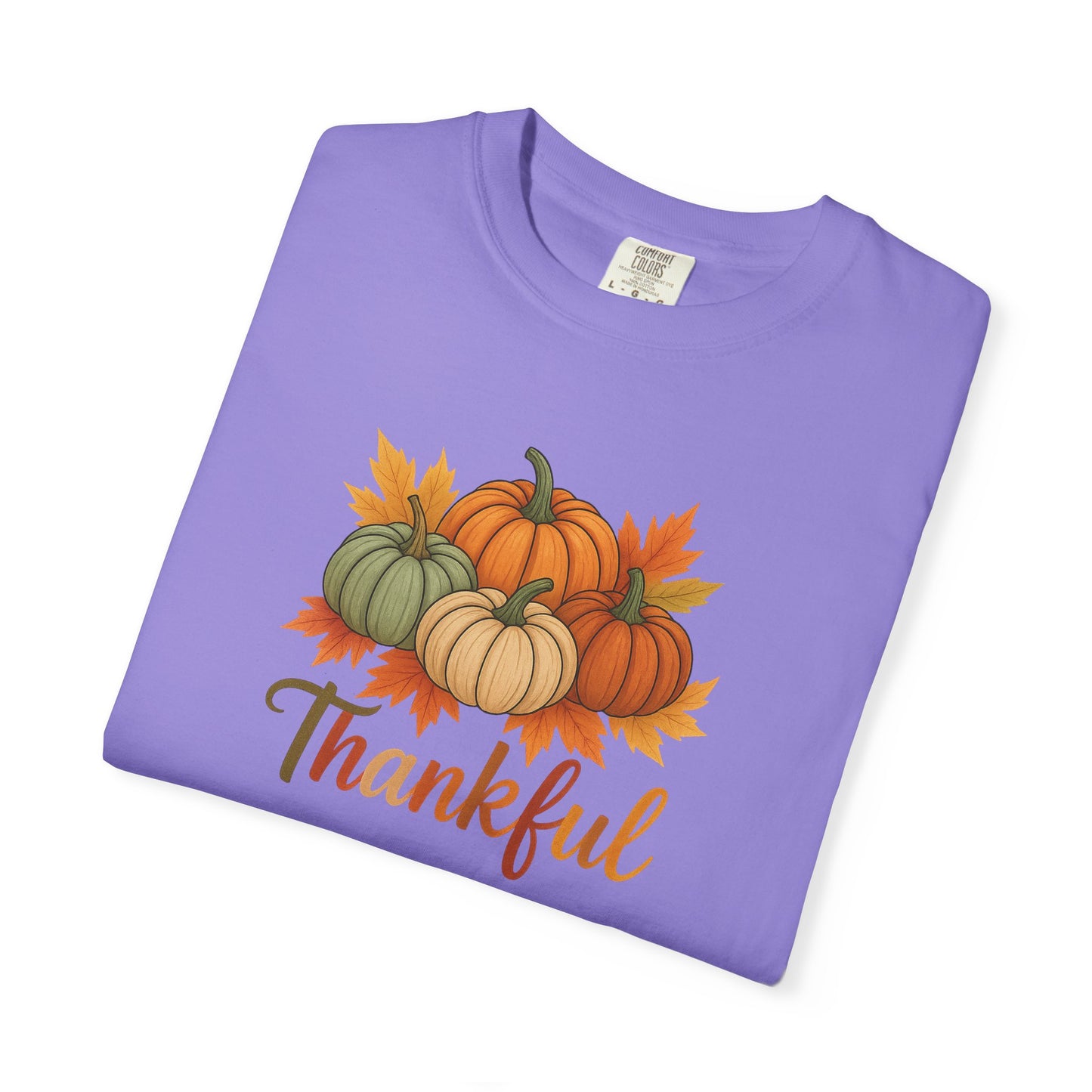 Thankful Pumpkin Patch T-shirt, Fall Leaves, Thanksgiving Tee, Autumn Vibes